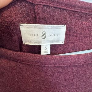 Lou & Grey Maroon Knit dress